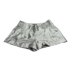 Express Gray/Silver Cuffed Shorts